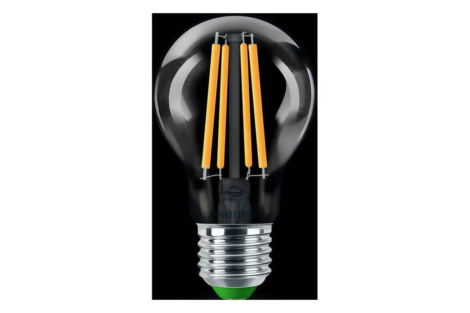 Philips Classic ultraeffiziente LED-Lampe mit Energieeffizienzklasse A, ersetzt 60W, E27 Sockel, klar, warmweiß (2700K)