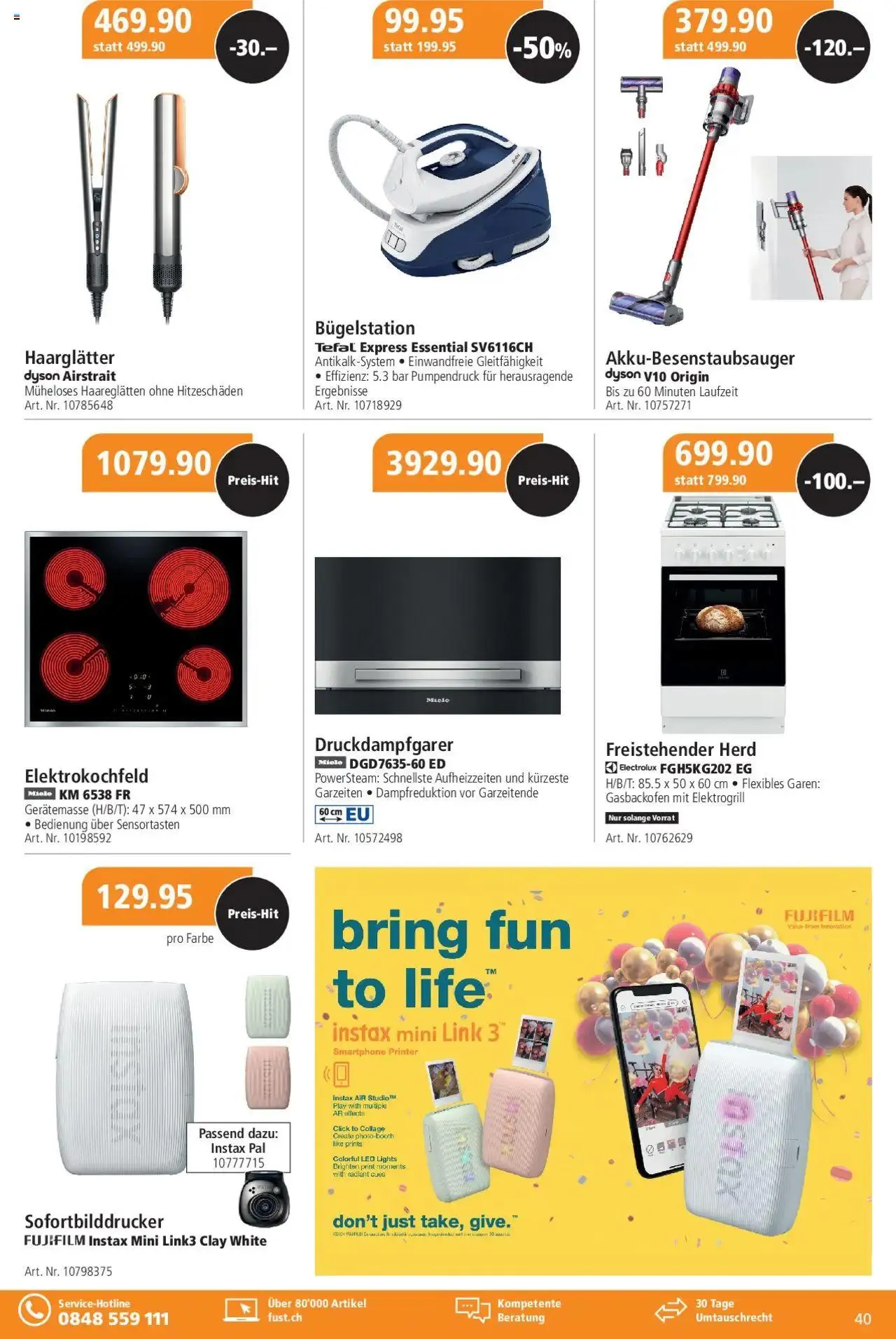 Fust Aktionen von 24. September bis 26. Oktober 2025 - Prospekt seite 40