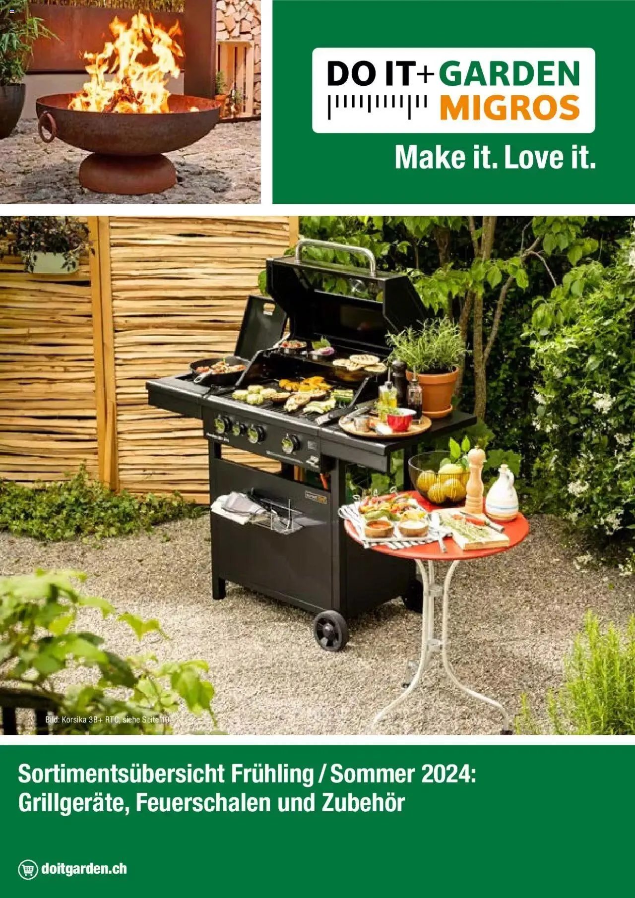DO IT+GARDEN MIGROS Aktionen Grill von 26. Februar bis 2. März 2024 - Prospekt seite  