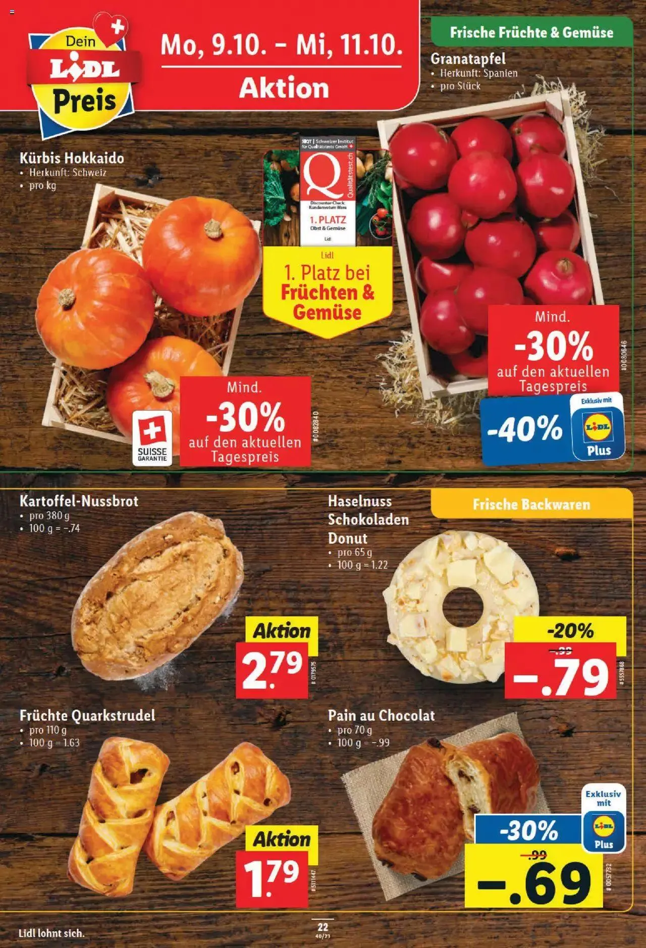 Lidl Aktionen von 5. Oktober bis 11. Oktober 2023 - Prospekt seite 22