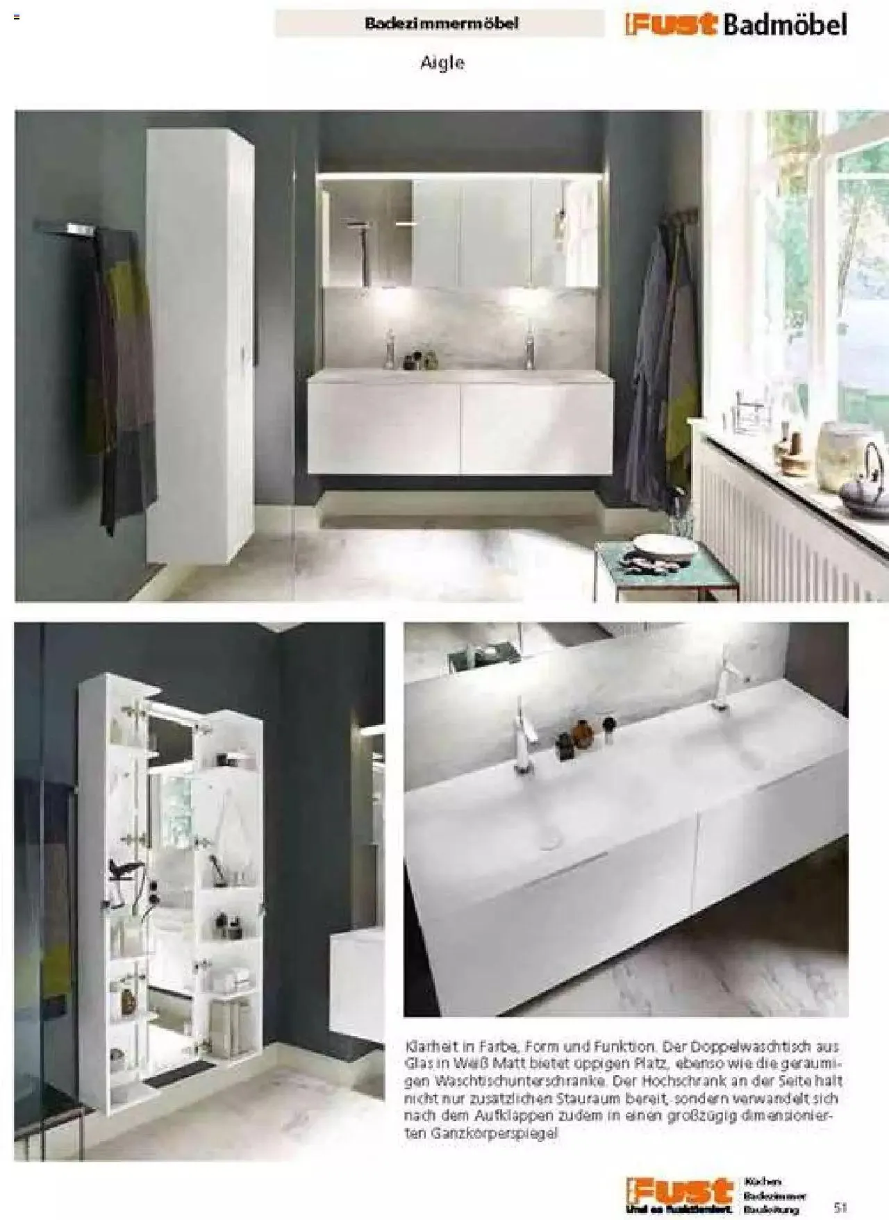 Fust Badezimmermagazin von 17. April bis 31. Dezember 2023 - Prospekt seite  51