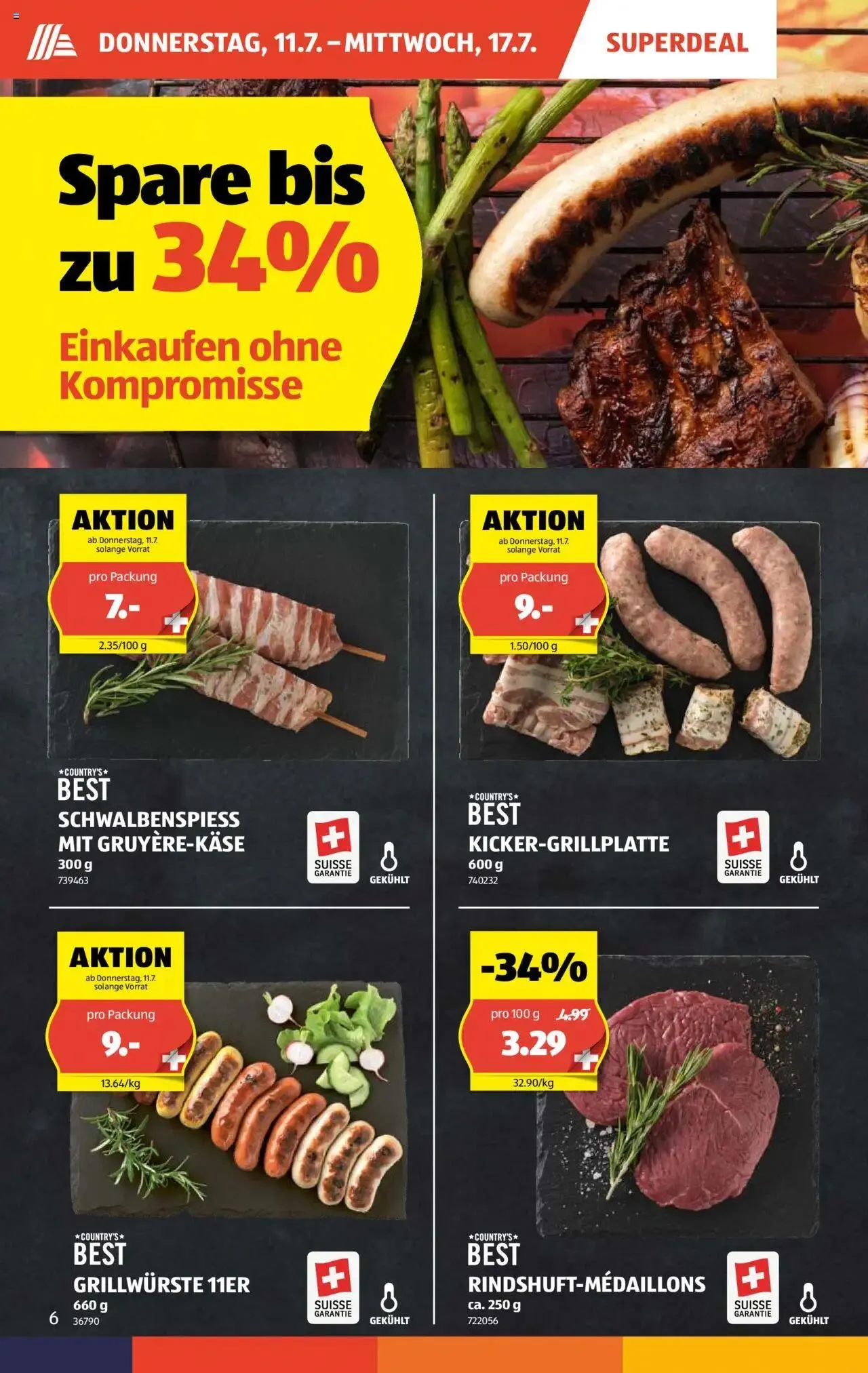 Aldi Aktionen von 11. Juli bis 17. Juli 2024 - Prospekt seite  6