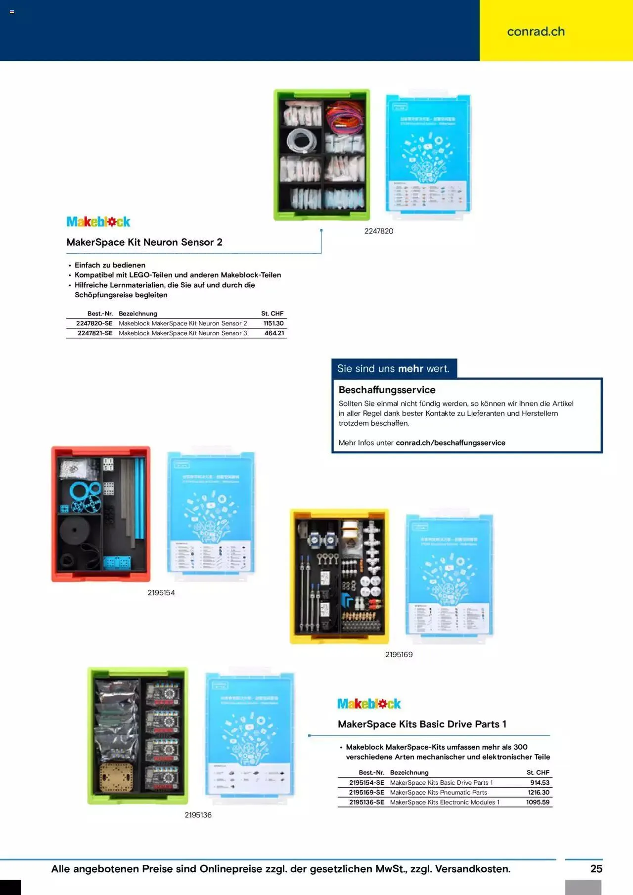 Conrad Automation und Robotik von 18. Juli bis 31. Dezember 2023 - Prospekt seite  25