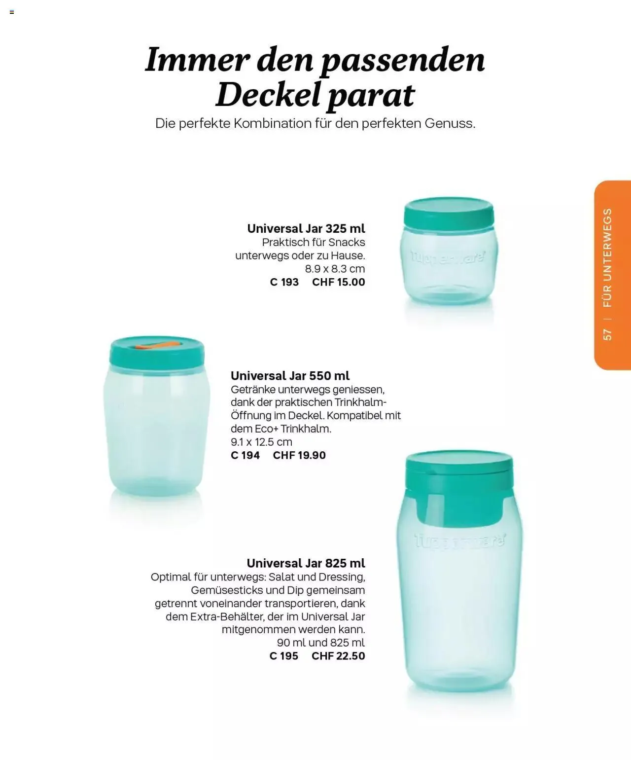 Tupperware - Herbst / Winter 2022-23 von 1. September bis 31. Dezember 2023 - Prospekt seite  57