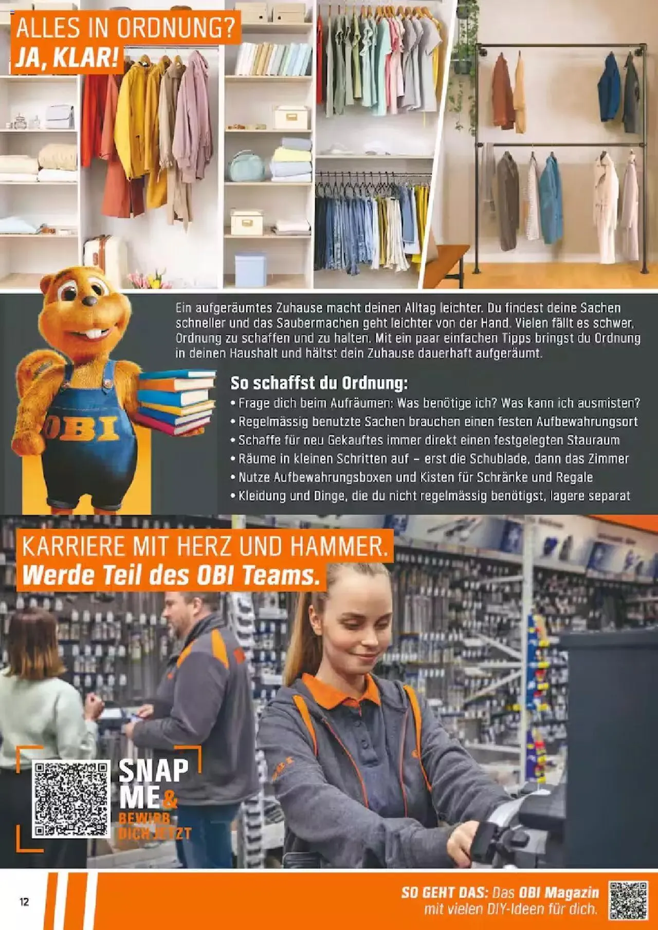 OBI Aktionen von 3. Juni bis 15. Juni 2024 - Prospekt seite  12