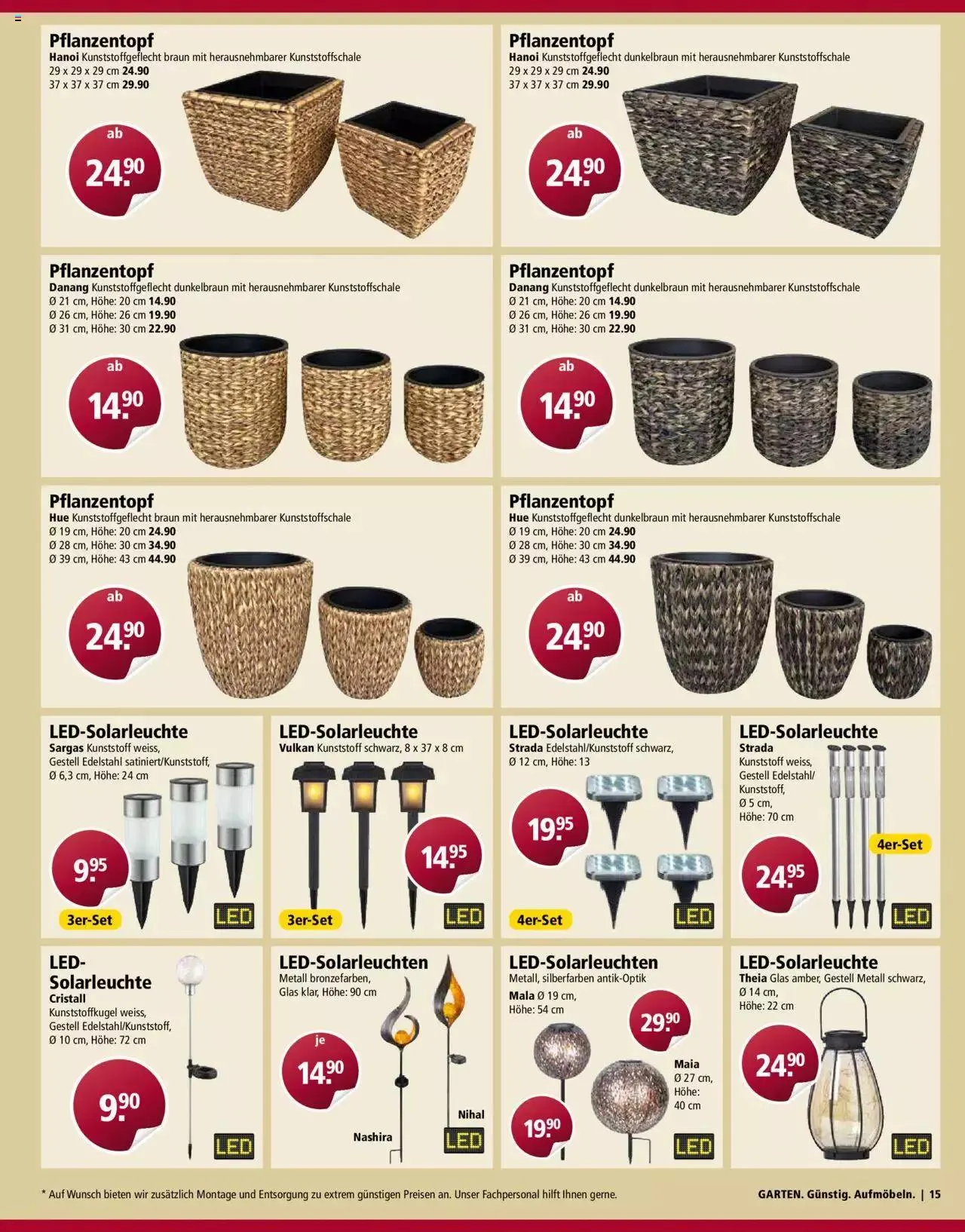 Otto's Gartenmöbel Spezial von 8. März bis 31. Dezember 2023 - Prospekt seite 15