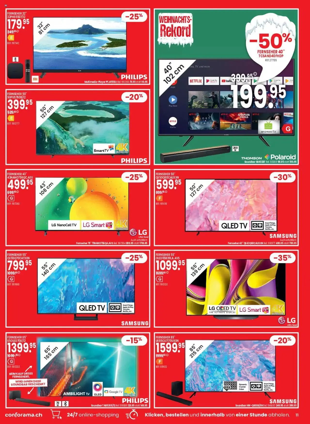 Conforama Aktionen von 28. November bis 11. Dezember 2023 - Prospekt seite 11