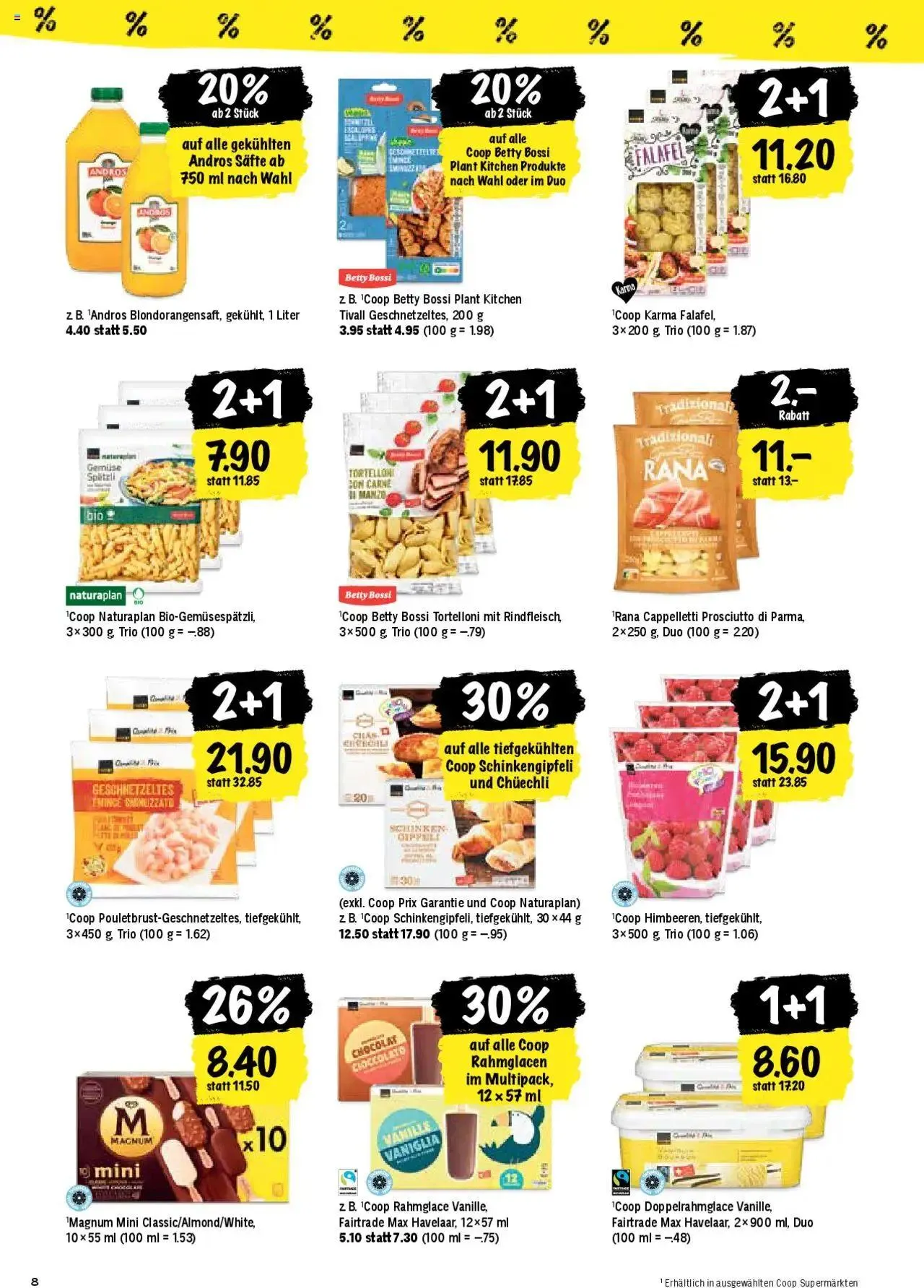 Coop Aktionen von 24. September bis 29. September 2024 - Prospekt seite  8