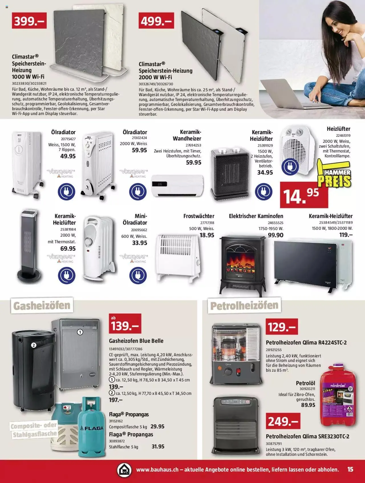 Bauhaus Aktionen von 2. Oktober bis 29. Oktober 2023 - Prospekt seite  15