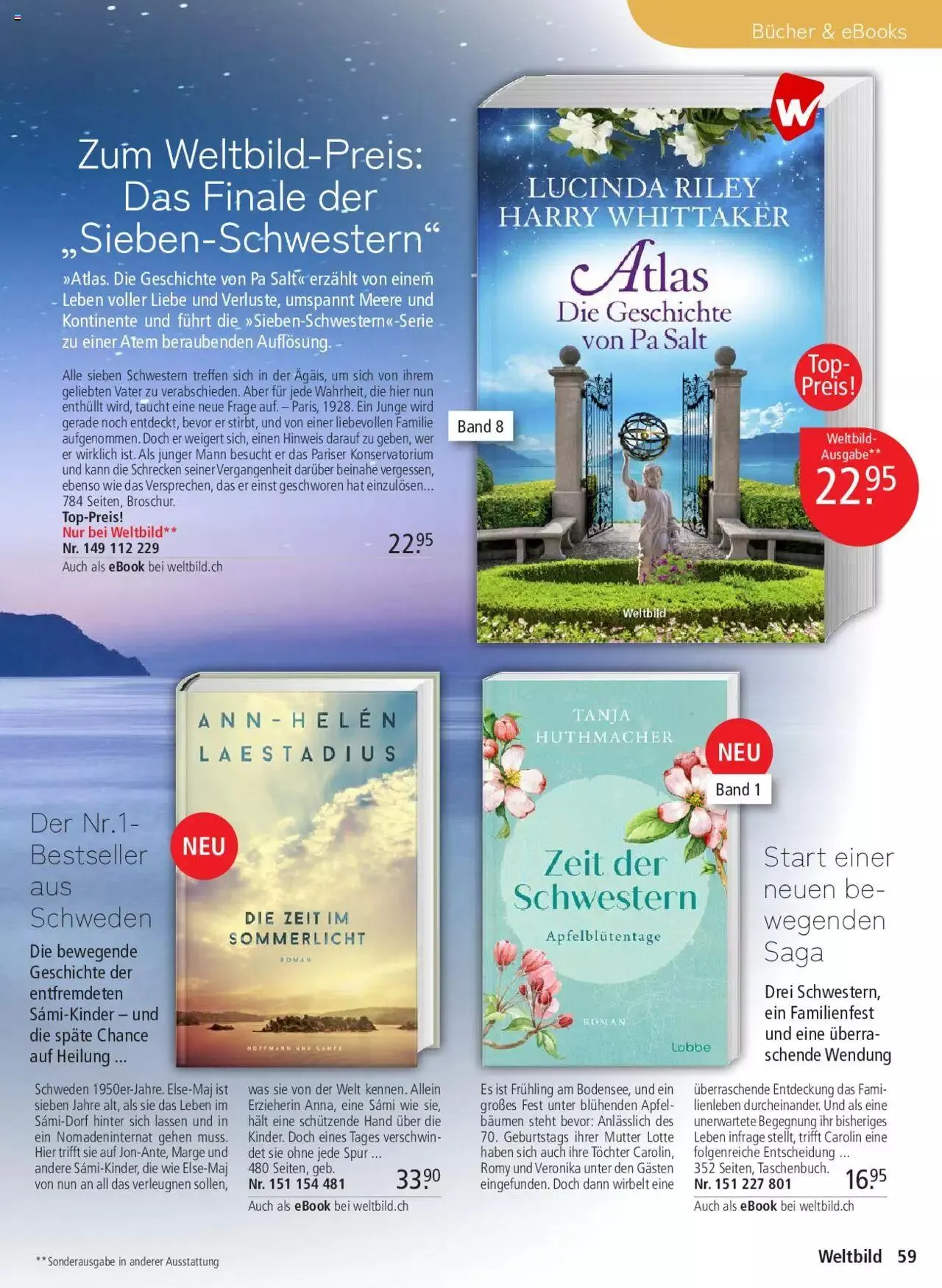 Weltbild Aktionen von 19. April bis 31. Dezember 2024 - Prospekt seite  59