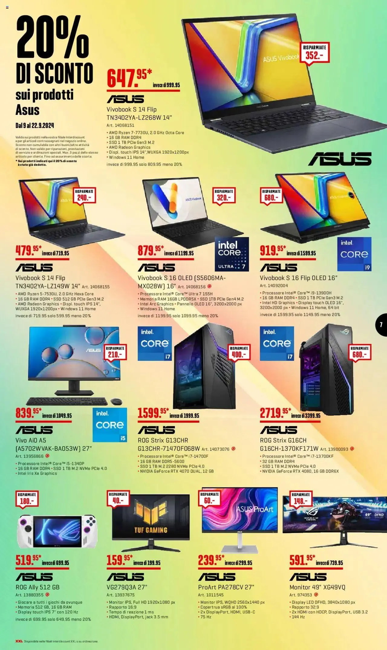 Interdiscount Prospetto - Mobile von 9. September bis 22. September 2024 - Prospekt seite  7