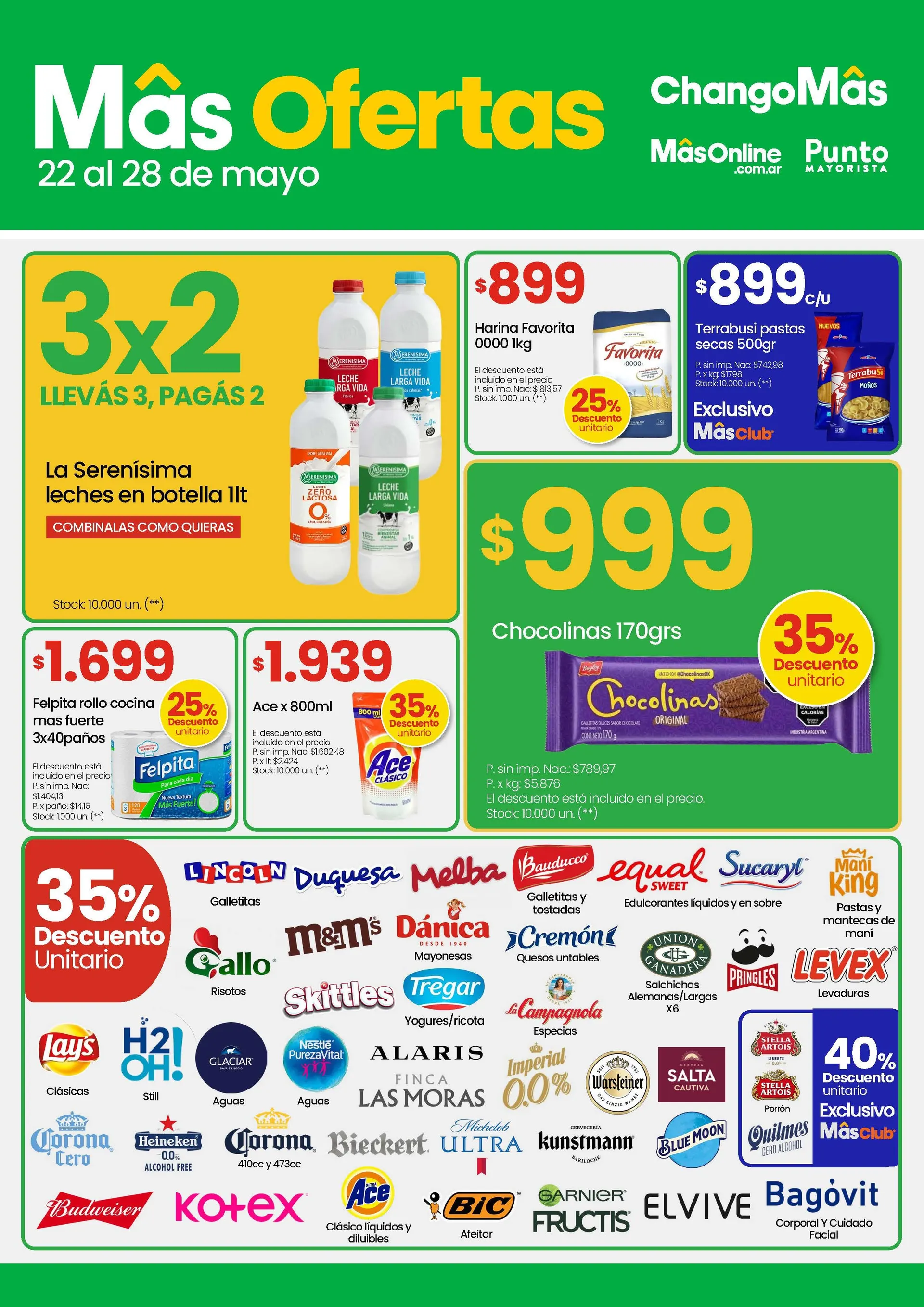 Ofertas de ChangoMas Ofertas y descuentos 22 de mayo al 25 de mayo 2025 - Página 1 del catálogo