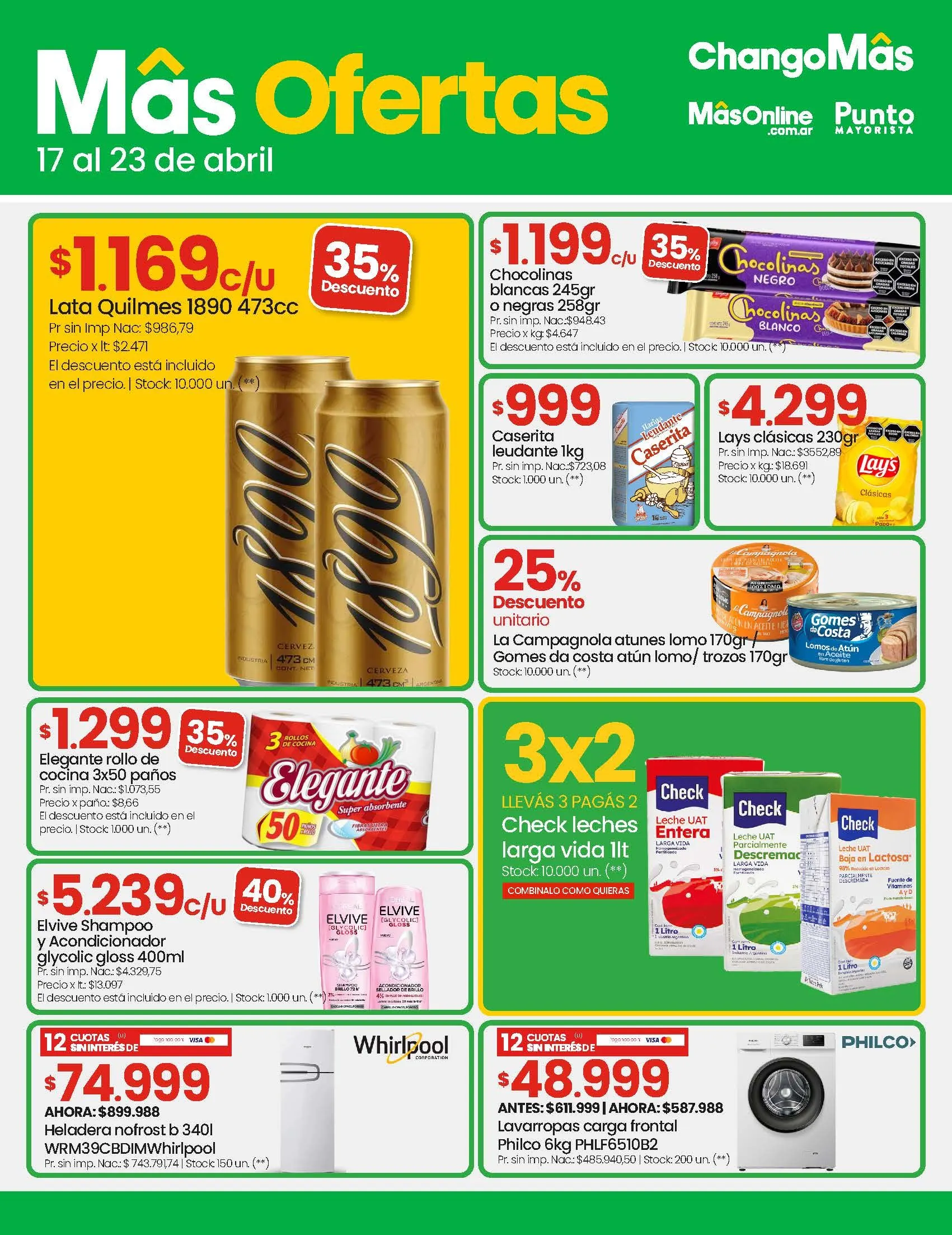 Ofertas de ChangoMas Ofertas semanales 17 de abril al 23 de abril 2025 - Página 1 del catálogo