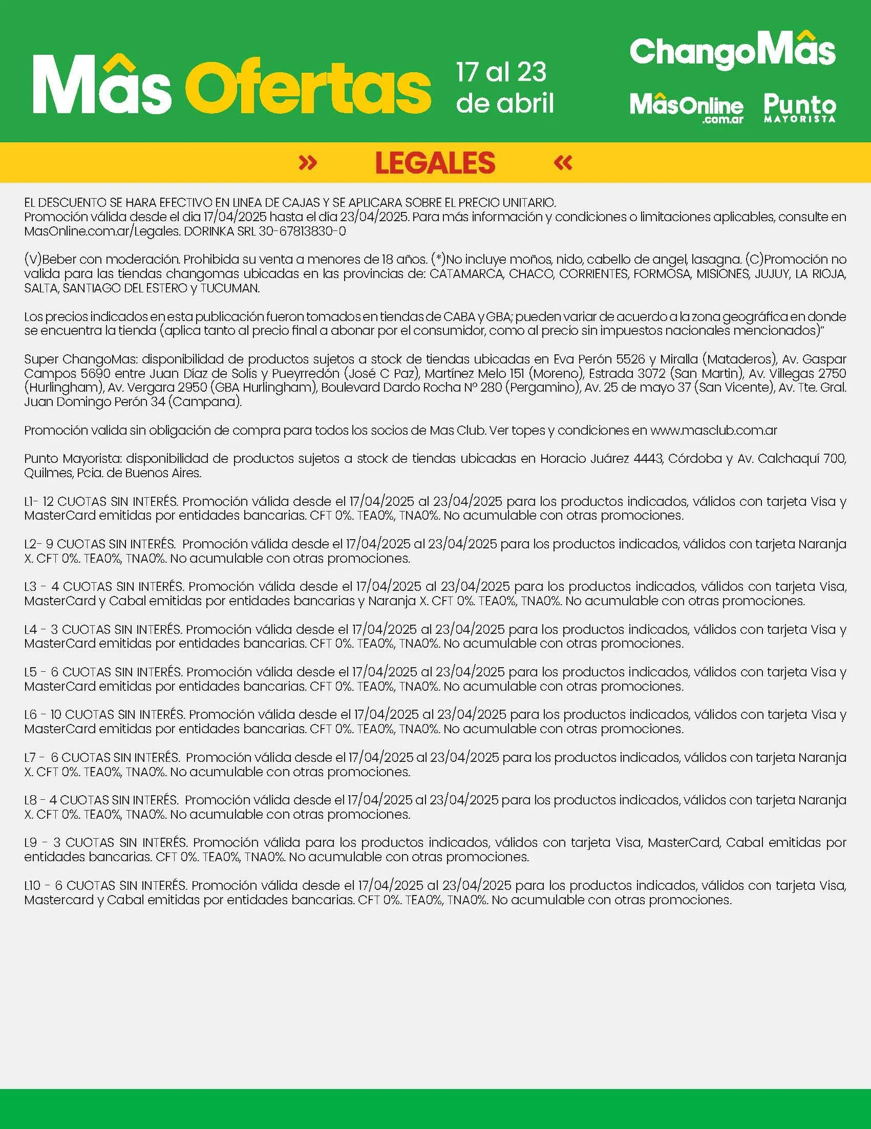 Ofertas de ChangoMas Ofertas semanales 17 de abril al 23 de abril 2025 - Página 16 del catálogo