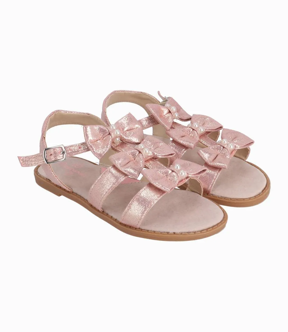 Sandalia Niña Con Lazos