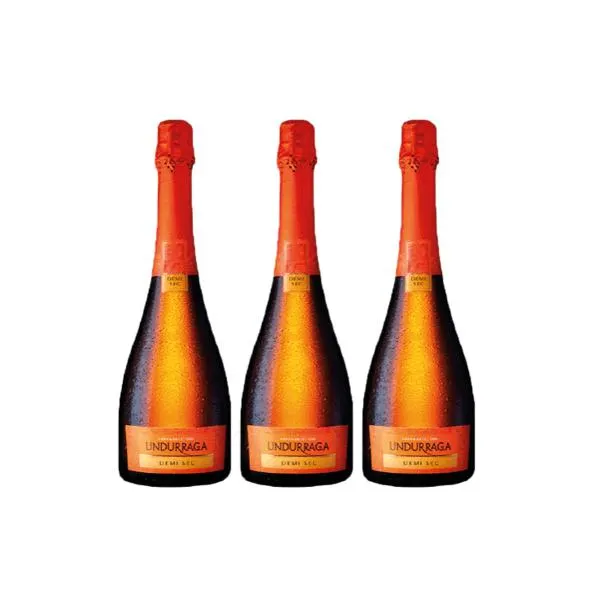 Espumante Undurraga Demi Sec Botella 750cc x3