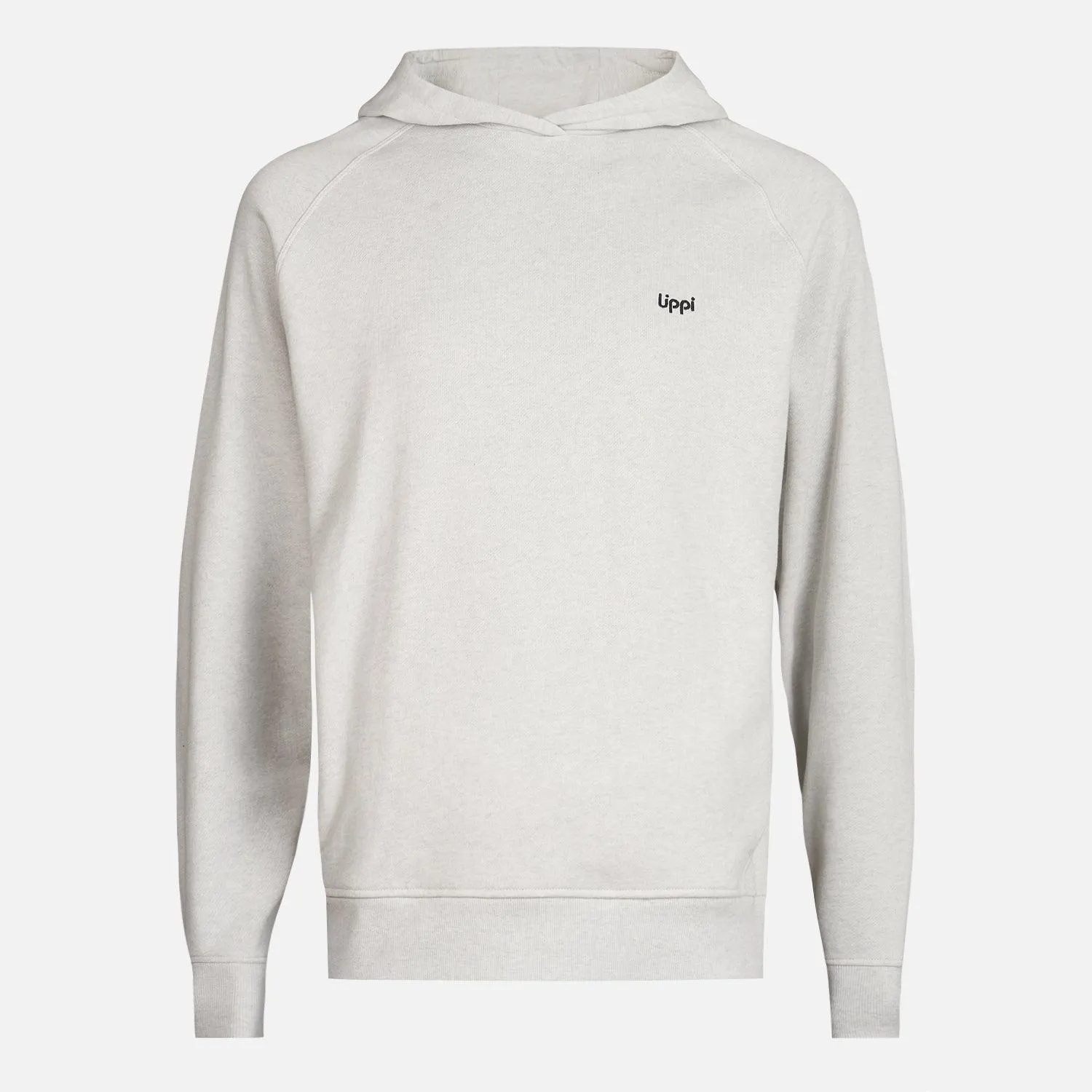 Poleron Hombre Ulmo Hoody Sweatshirt Melange Gris Claro Lippi