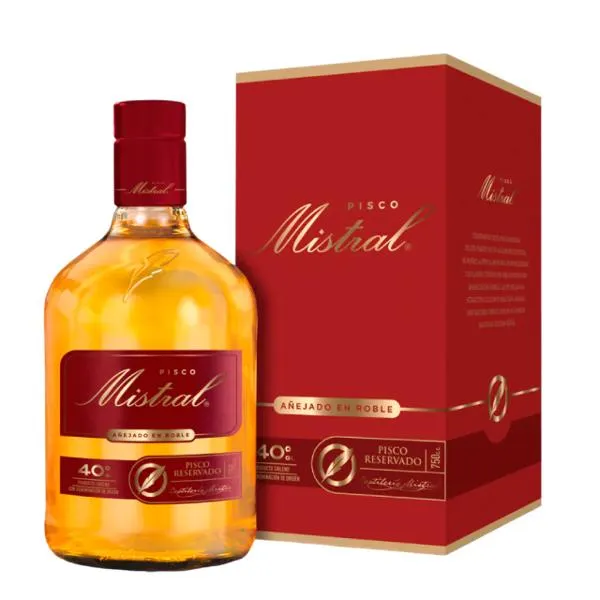 Pisco Mistral 40 750 CC | Liquidos.cl