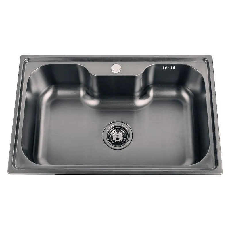 Lavaplatos Brooklyn Simple Black Satín 700x450 mm