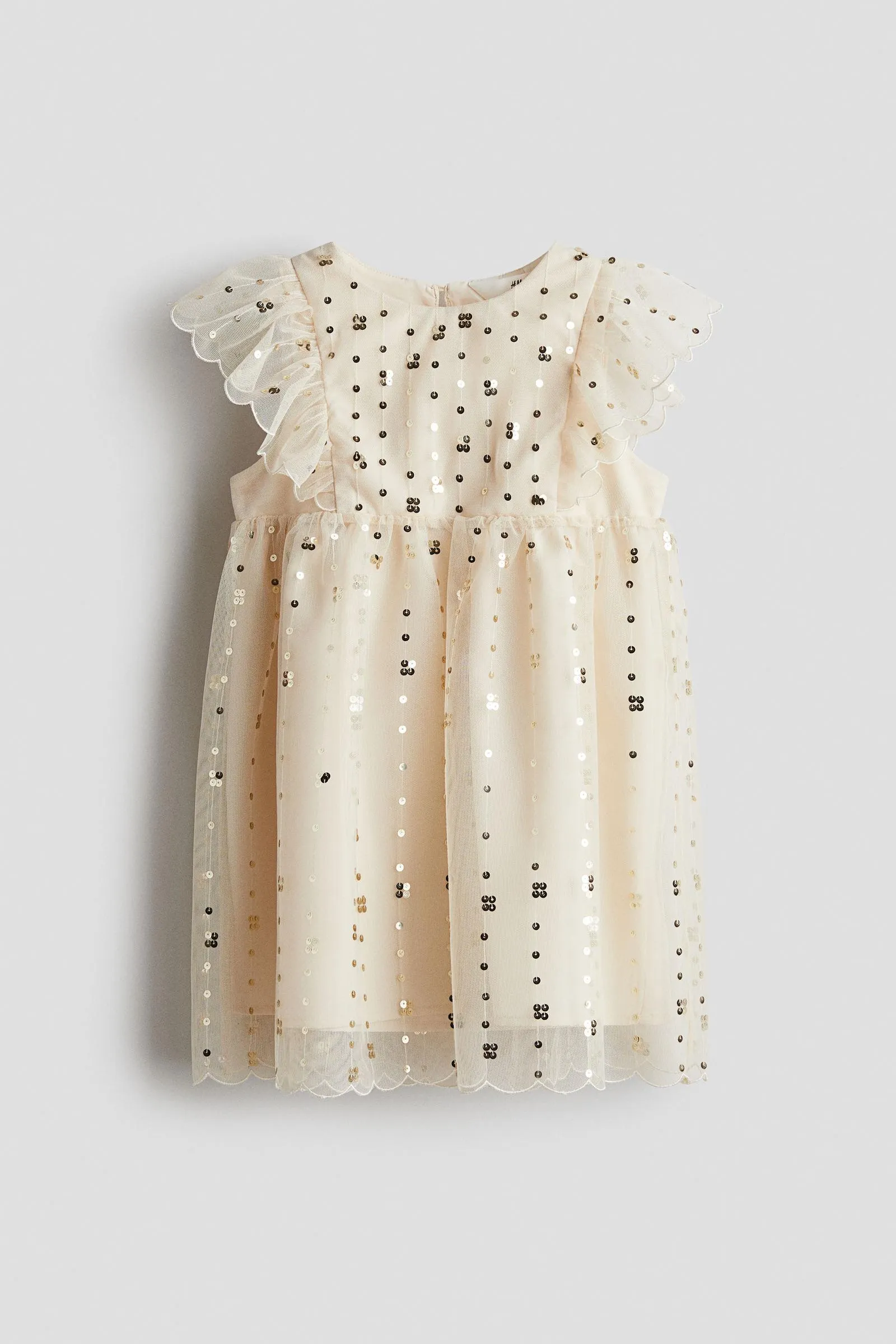 Vestido de tul con lentejuelas