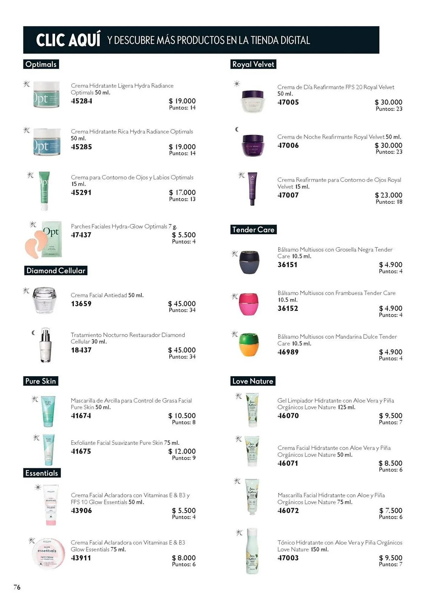 Catálogo de Catálogo Oriflame 28 de marzo al 17 de abril 2026 - Página 76