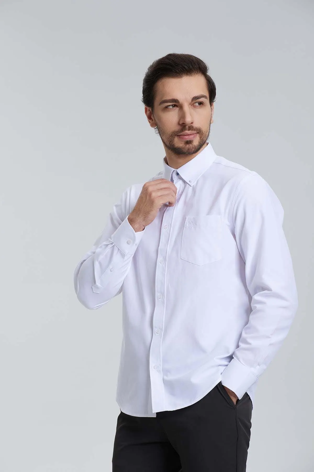 Camisa Oxford Blanco
