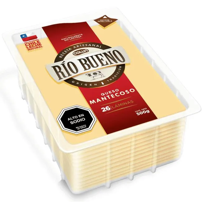 Queso Mantecoso Río Bueno Laminado 500 g