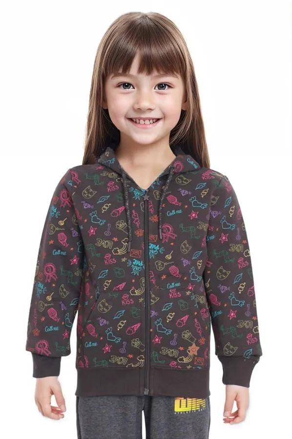 PolerÓn niÑa bÁsico full print marengo