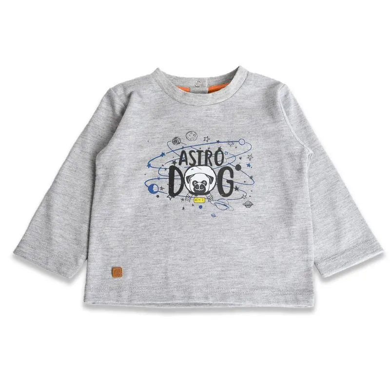 Polera Bebé Niño Gris claro