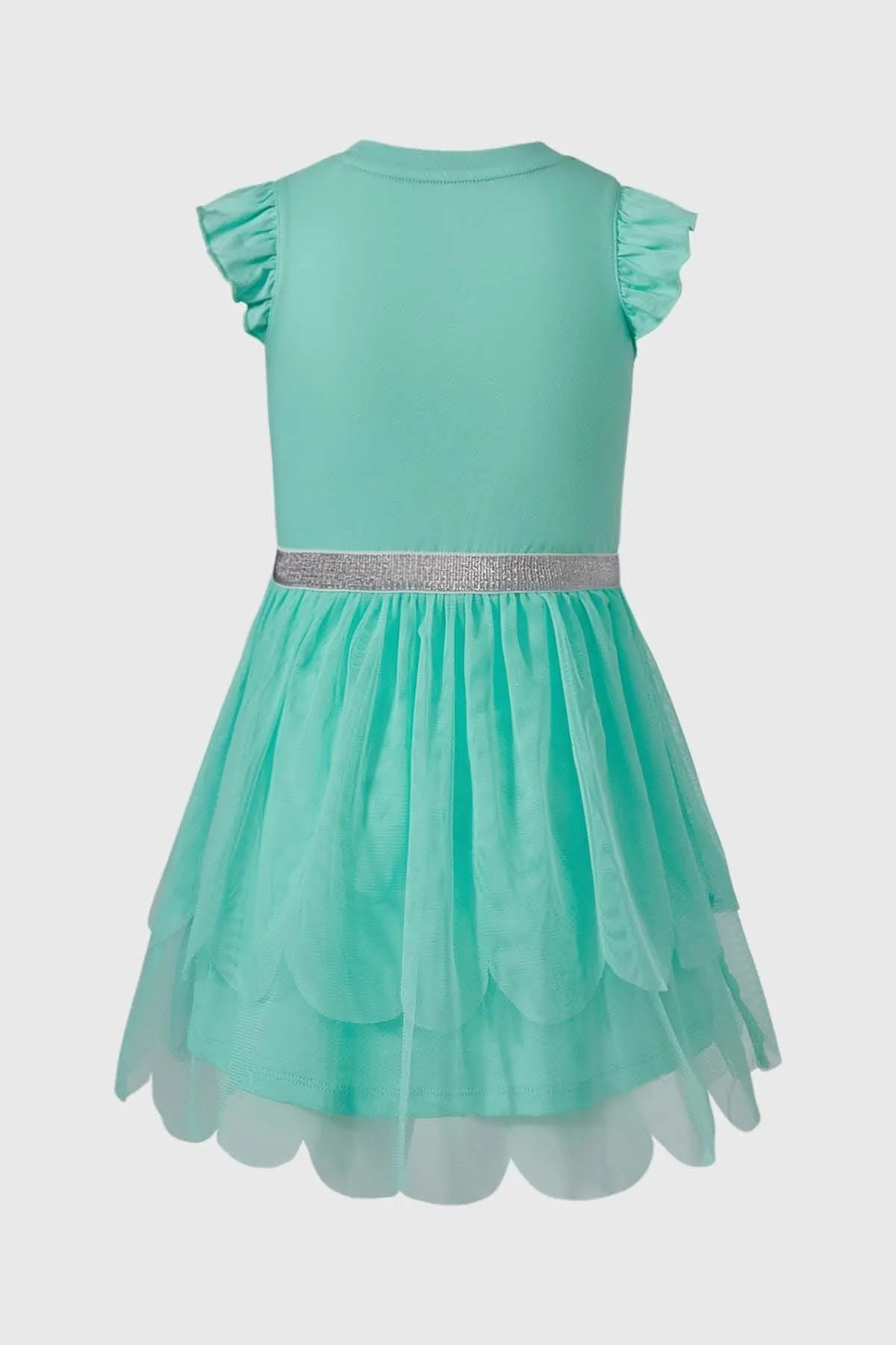 Vestido Niña Princesas Menta