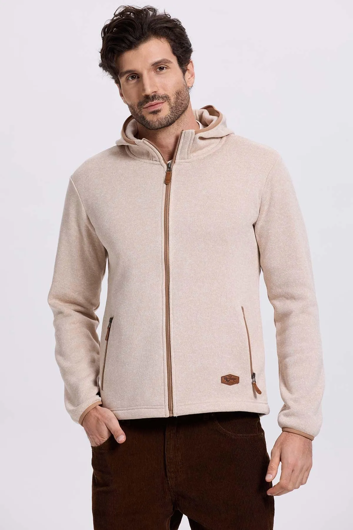 Polar Hombre Tejido Beige