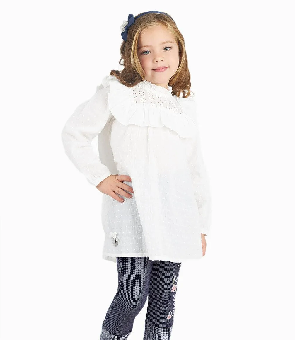 Conjunto Niña De Blusa Y Calzas