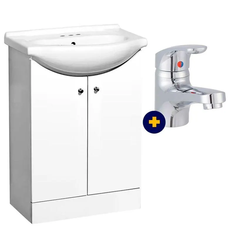 Combo Mueble Vanitorio Ana + Monomando Lavamanos Eko