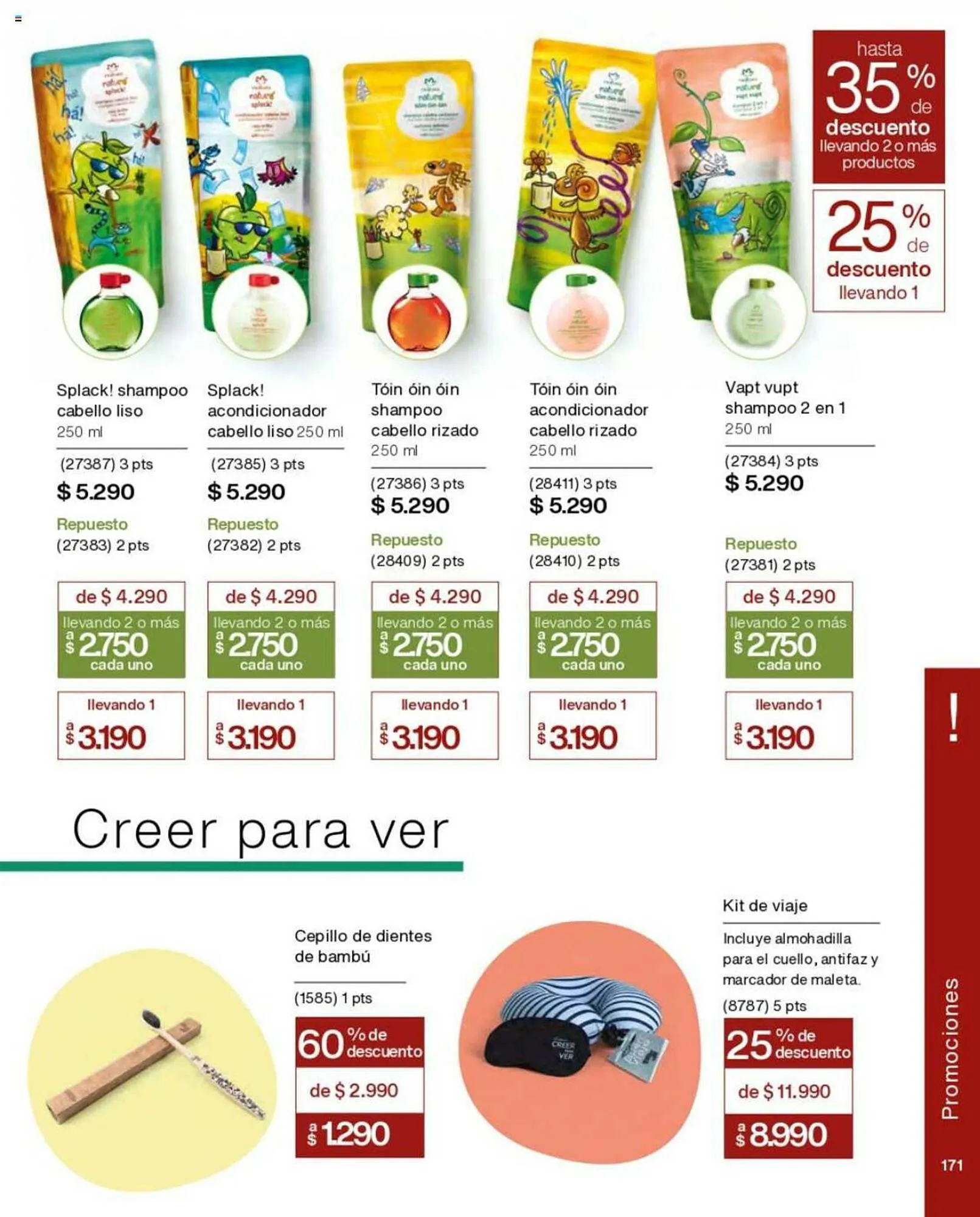 Catálogo de Catálogo Natura 1 de agosto al 31 de agosto 2023 - Página 171