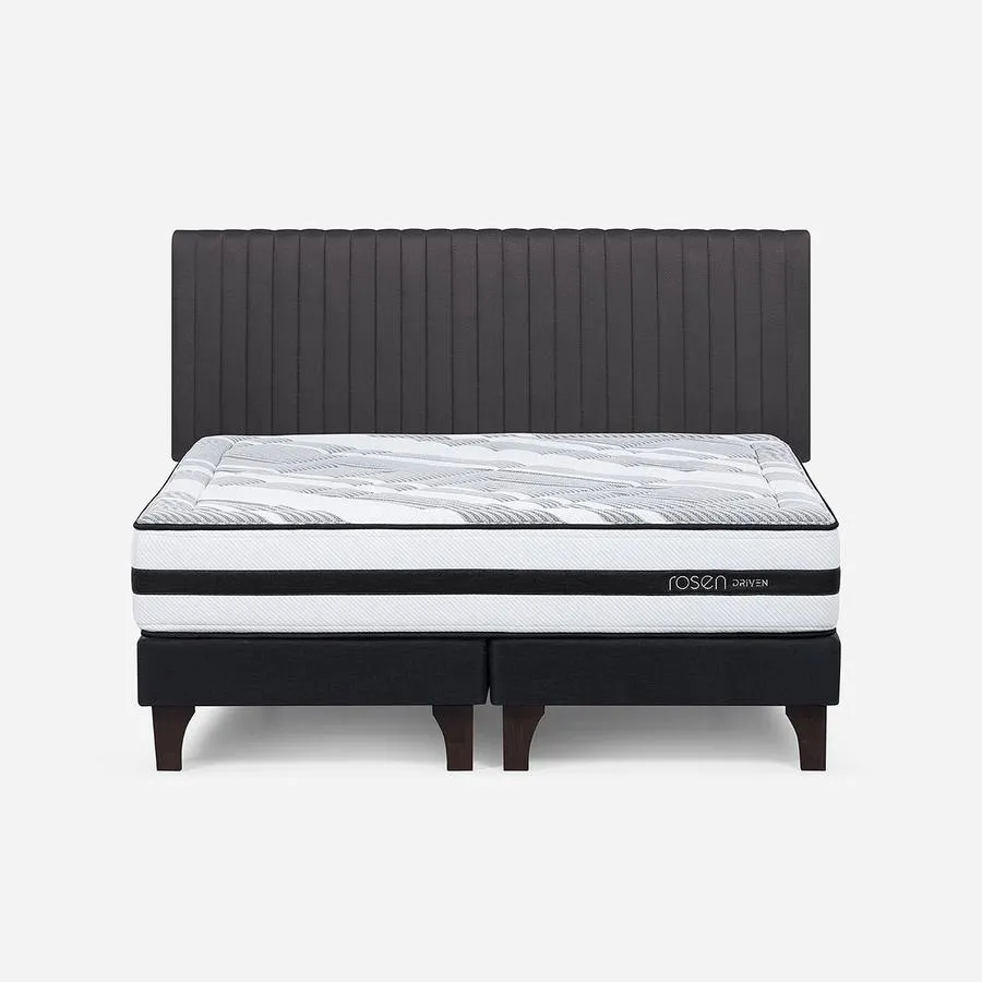 Cama Driven King + Respaldo Lucio