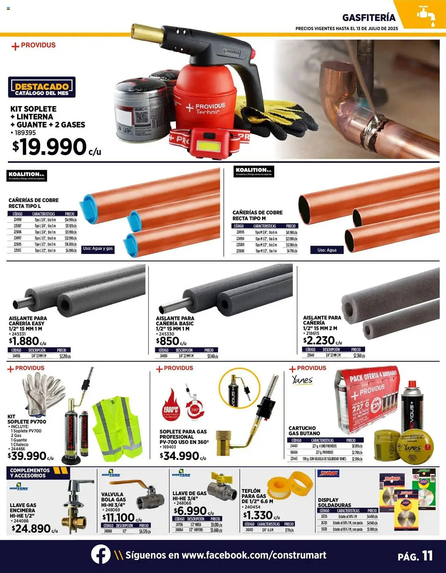 Catálogo de Catálogo Construmart 8 de julio al 6 de agosto 2025 - Página 11