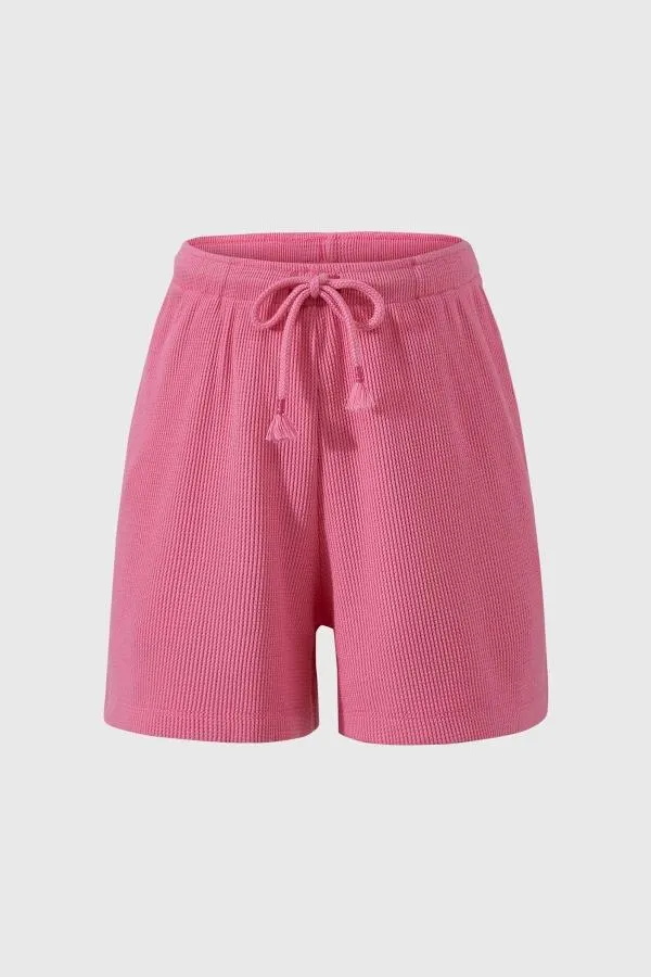 Short niÑa lino fucsia