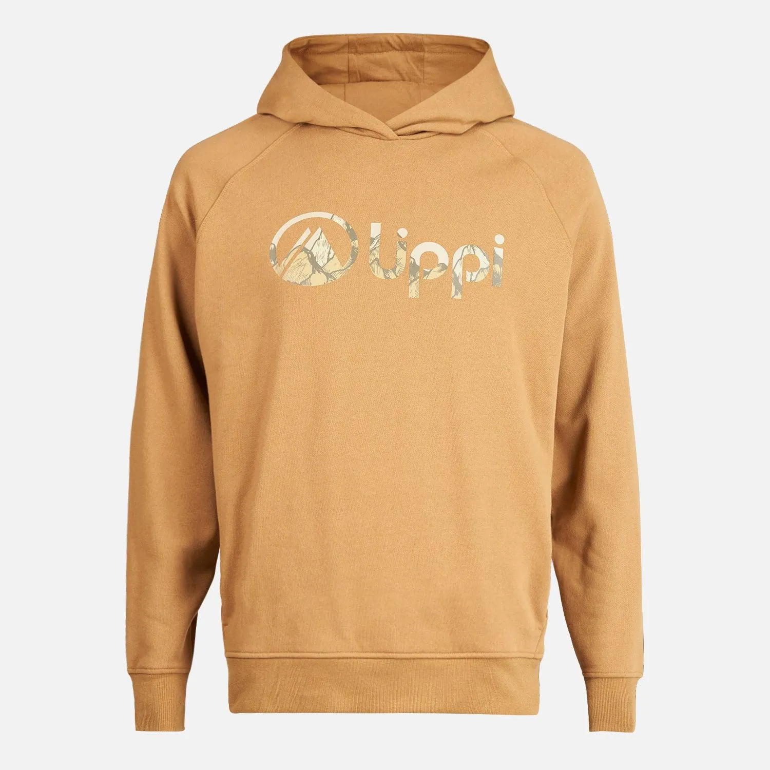 Poleron Hombre Insigne Hoody Sweatshirt Front Print Mostaza Oscuro Lippi