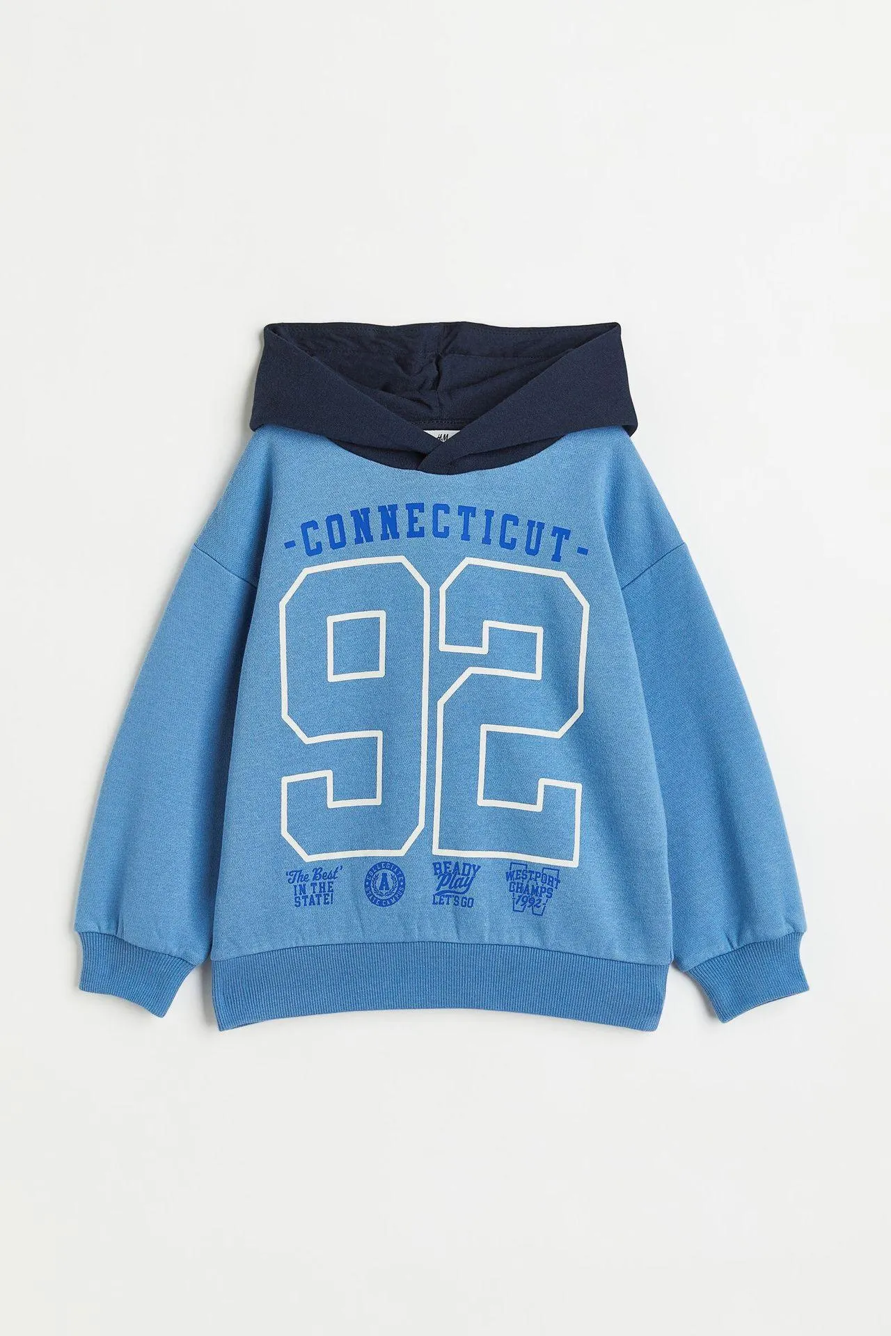 Polerón hoodie estampado