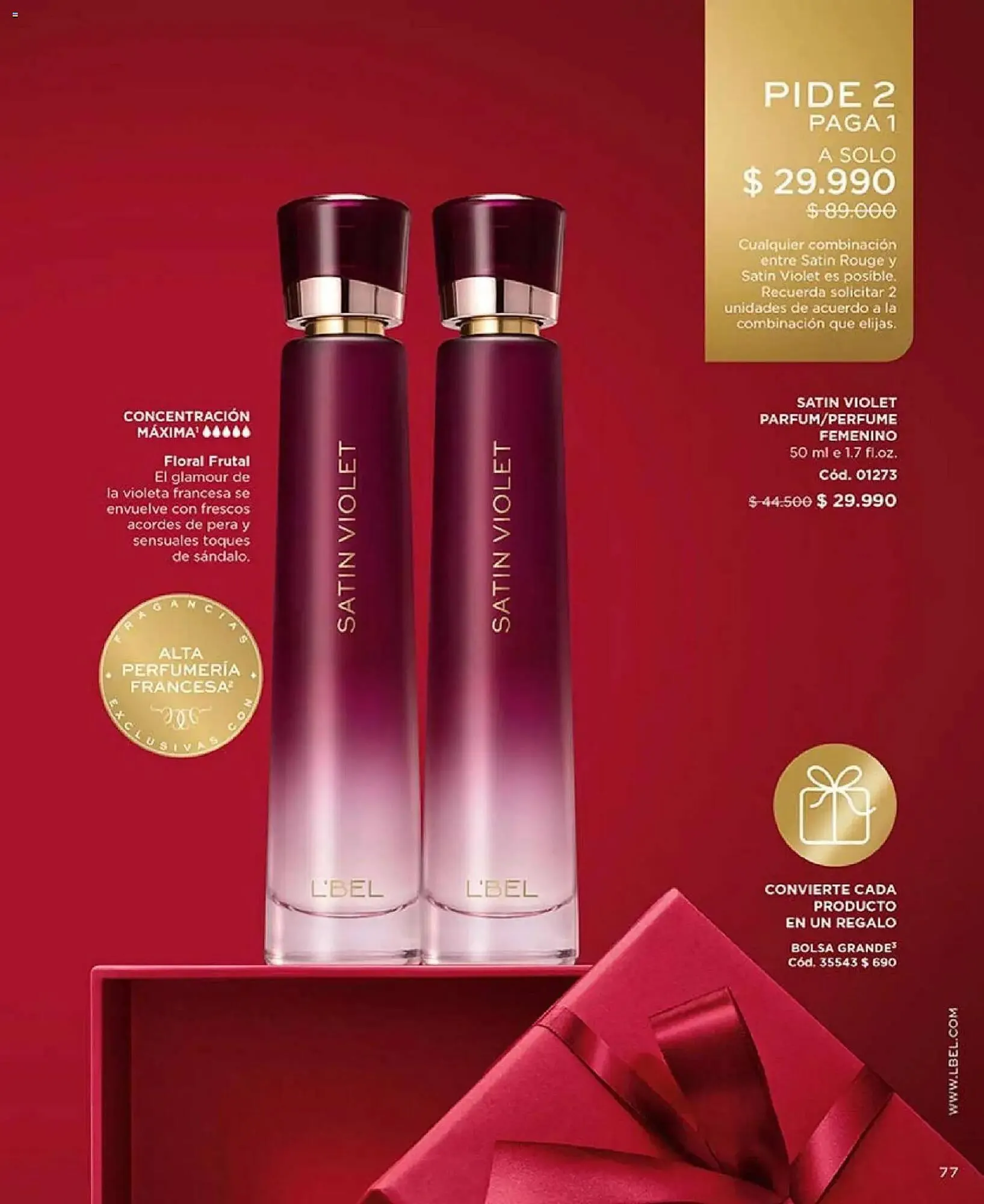 Catálogo de Catálogo L'Bel 30 de noviembre al 1 de enero 2026 - Página 77