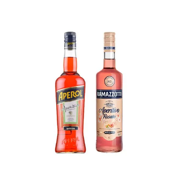 Pack Licores Aperol Botella 750cc + Ramazzotti Botella 700cc