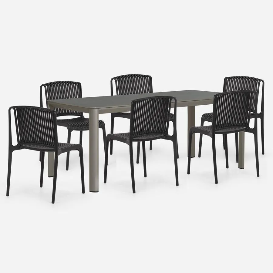 Mesa de Comedor Salema + 6 Sillas Nossa