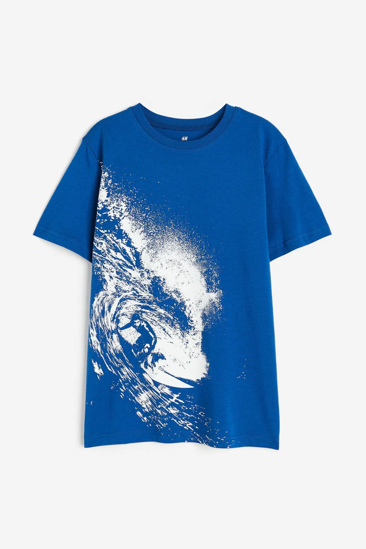 Polera de algodón con motivo estampado