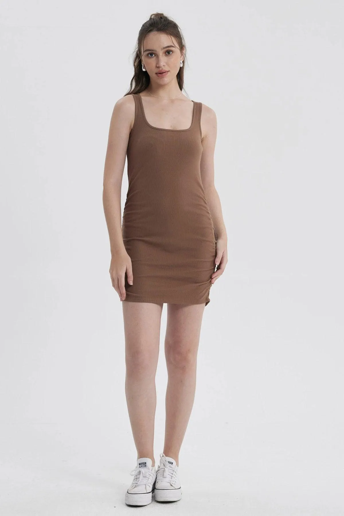 Vestido Mujer Tubo Chocolate