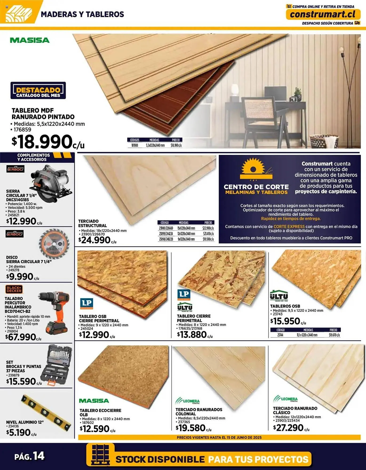 Catálogo de Catálogo Construmart 10 de junio al 3 de julio 2025 - Página 14