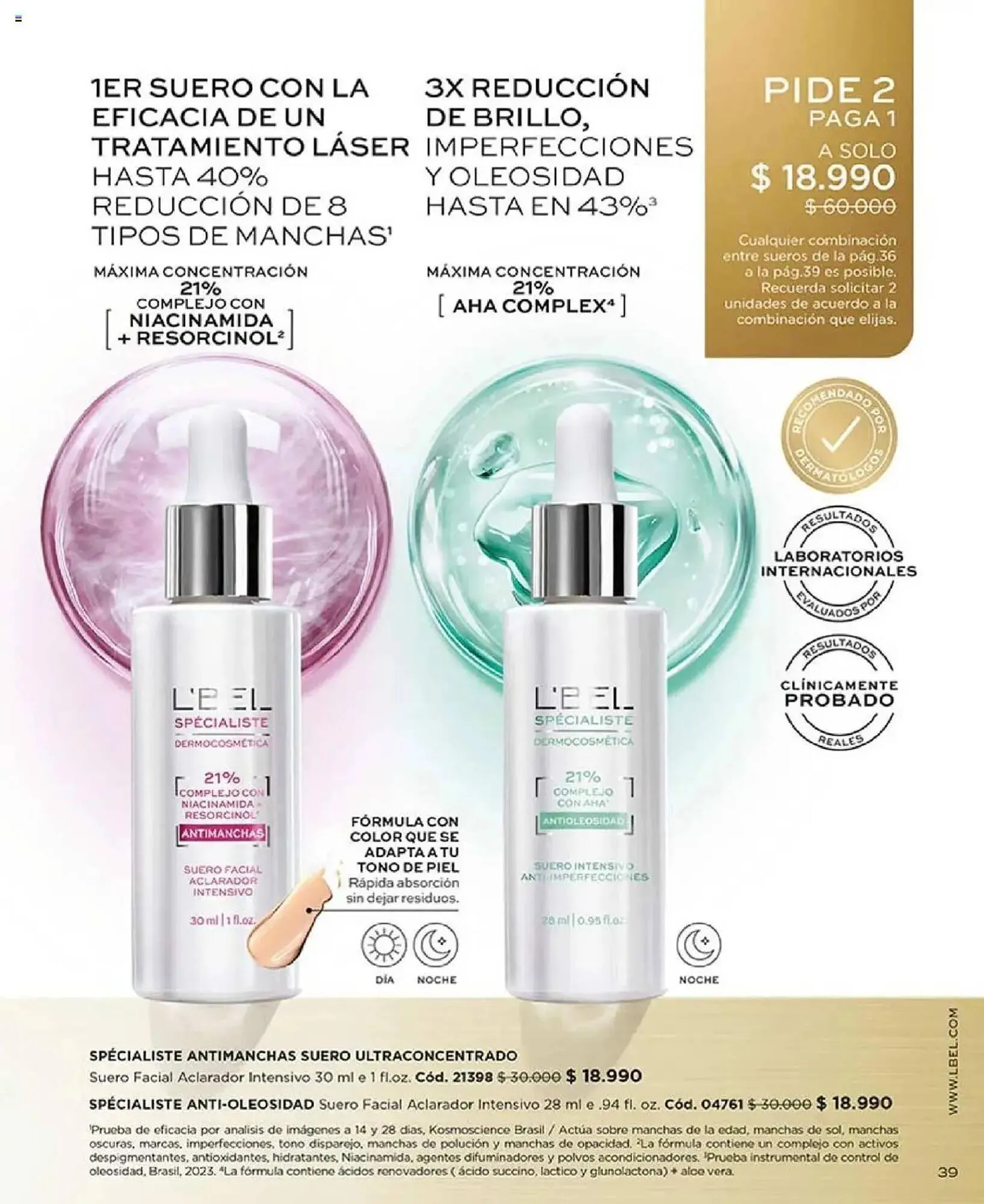 Catálogo de Catálogo L'Bel 14 de octubre al 1 de noviembre 2025 - Página 39