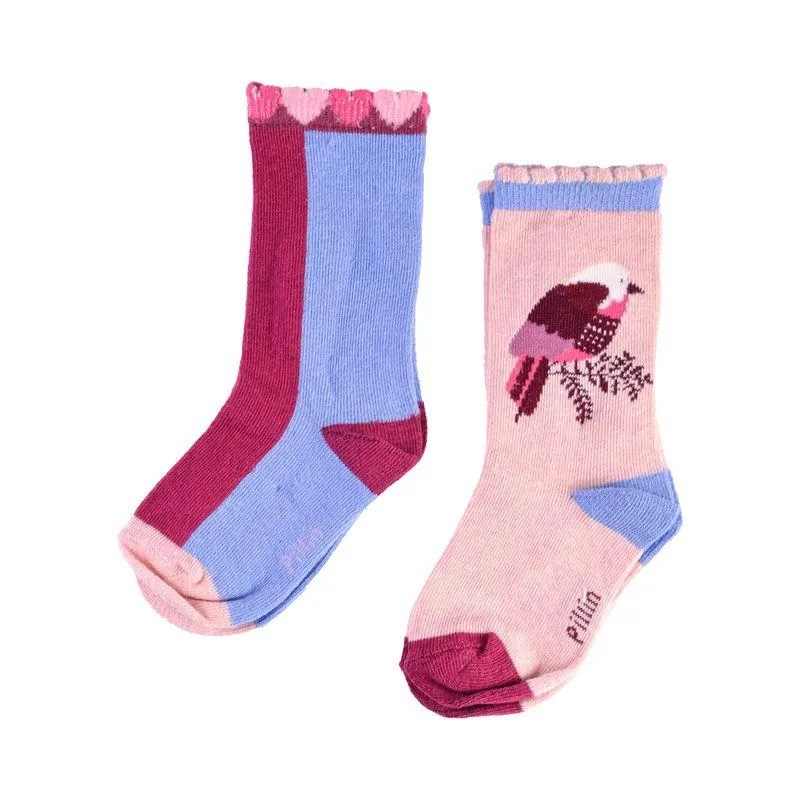 Set 2 Pzas Calcetín Bebé Niña Multicolor