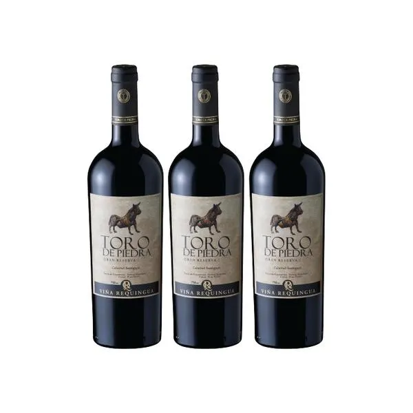 Vino Toro de Piedra Gran Reserva Cabernet x3 750cc