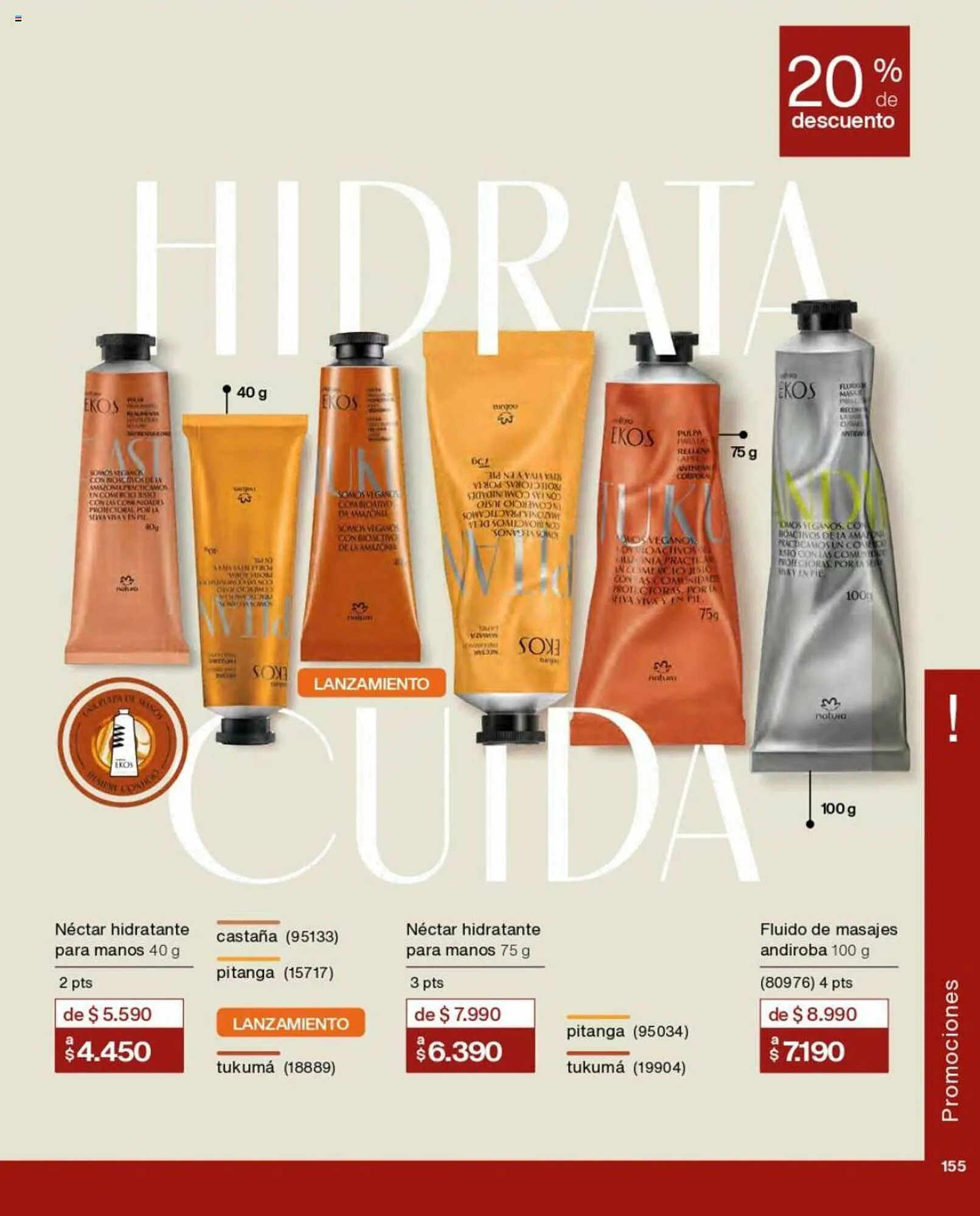 Catálogo de Catálogo Natura 1 de septiembre al 30 de septiembre 2023 - Página 155