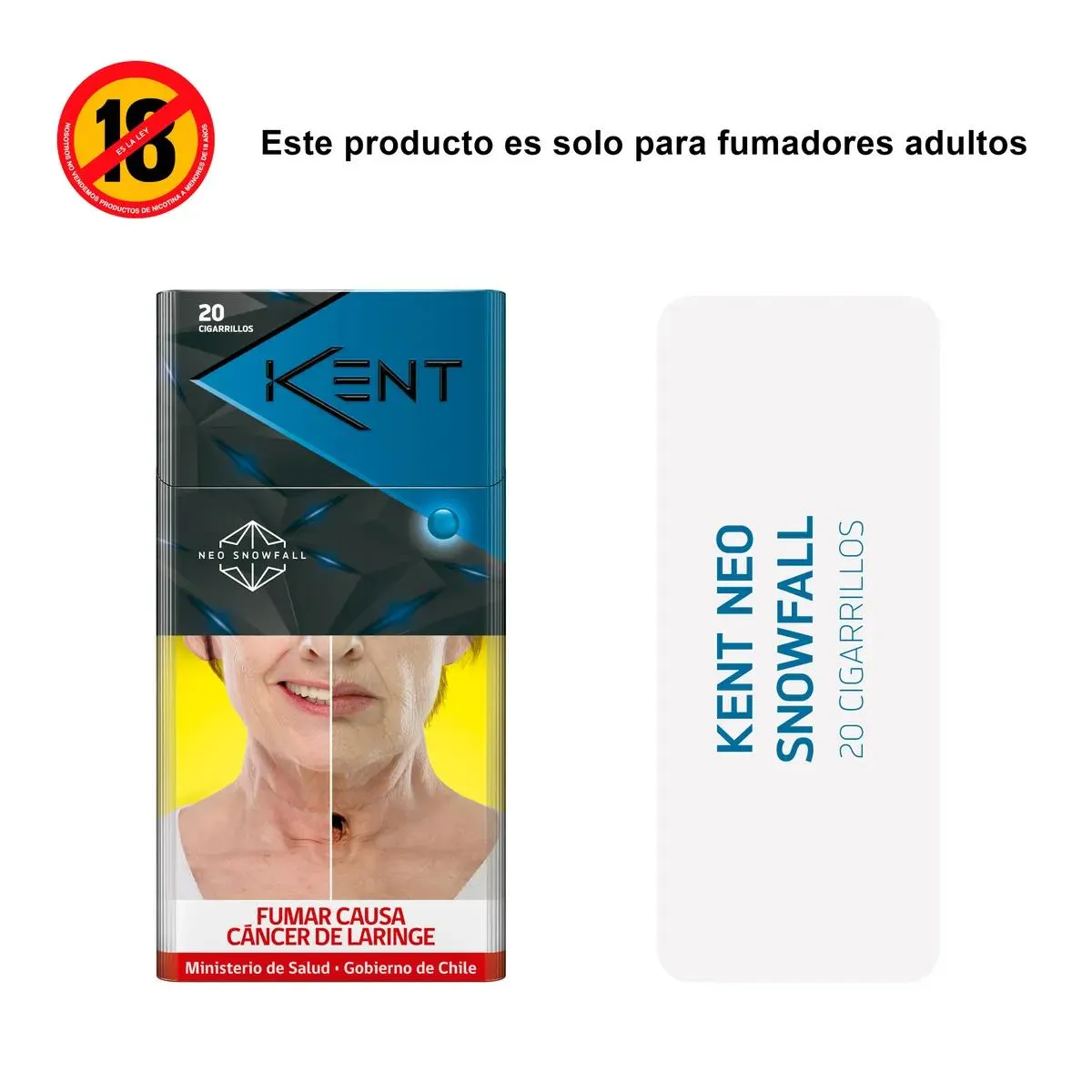 Cigarrillos Kent Neo Snowfall 20 Hl